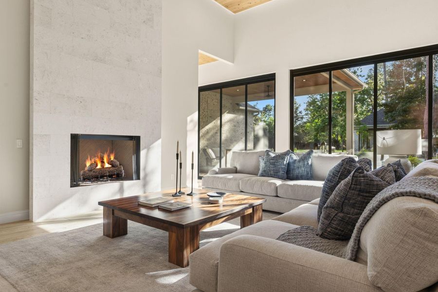 Furnished interior view inside a new home in , Tomball (Image 8).