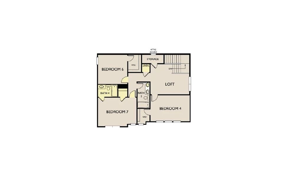2D floor plan layout of this home in Crescent Mills, Wilson's Mills, NC (Image 4). 2D floor plan layout of this home in Crescent Mills, Wilson's Mills, NC (Image 4).