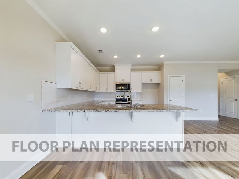 Cafe to Kitchen | The 1807 Plan by Ivey Homes