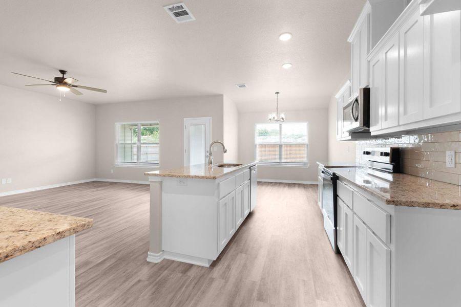 Furnished interior view inside a new home in , Burnet (Image 6). Furnished interior view inside a new home in , Burnet (Image 6).