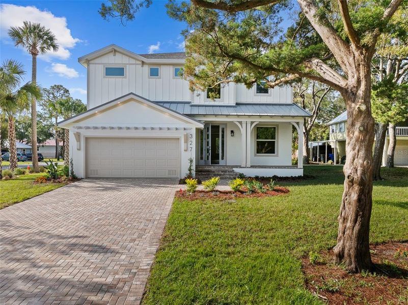 Front exterior of a new home in , St. Augustine, FL, highlighting curb appeal (Image 29).