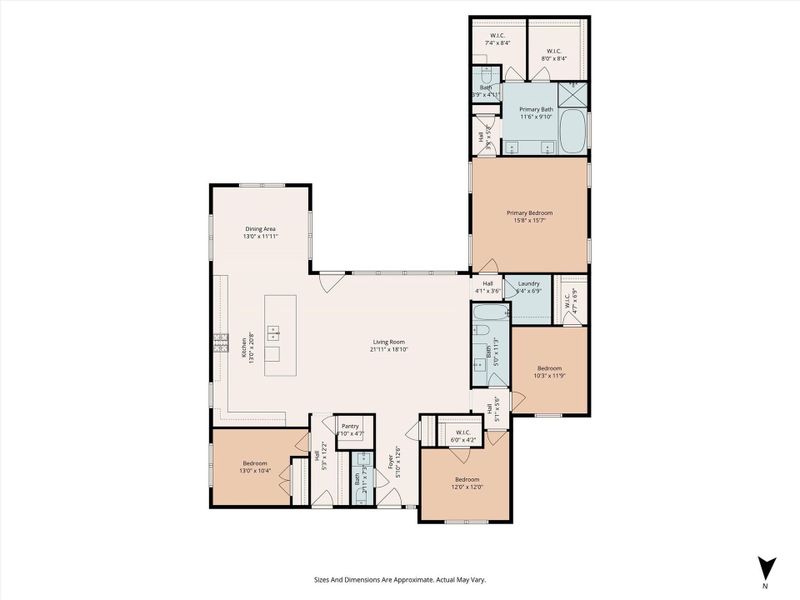 Floor Plan *Sizes and Room Dimensions are Approximate* Floor Plan *Sizes and Room Dimensions are Approximate*