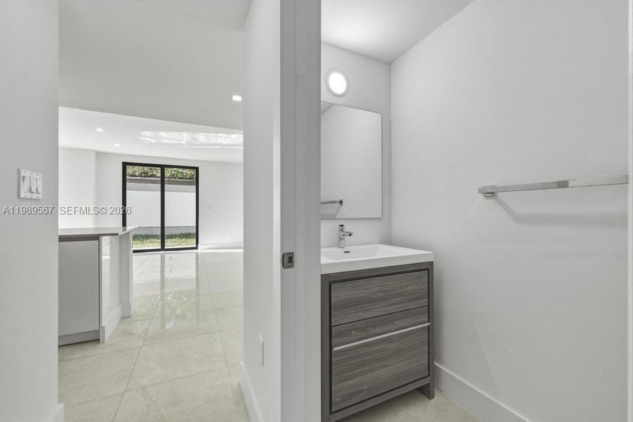 Furnished interior view inside a new home in , Dania Beach (Image 13). Furnished interior view inside a new home in , Dania Beach (Image 13).