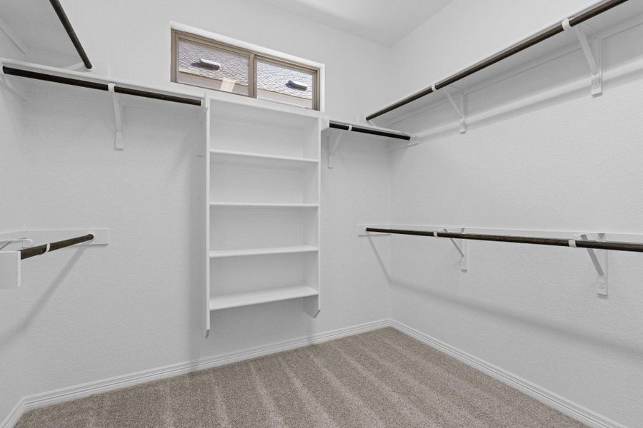 Walk-in closet in Primary Bedroom