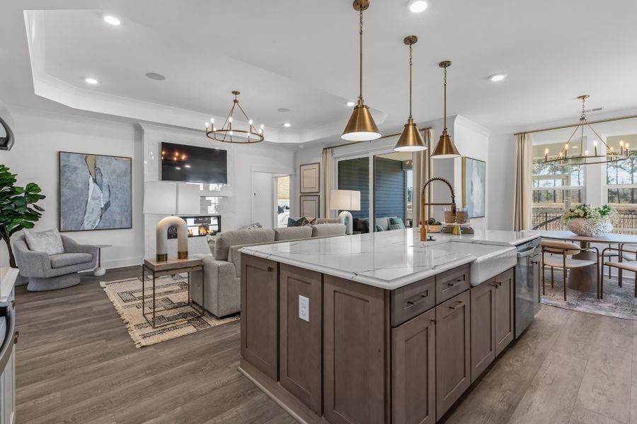 Representative furnished interior of a home built from the The Boardwalk by Chesapeake Homes in Coastal Club of the Carolinas, Calabash (Image 33).