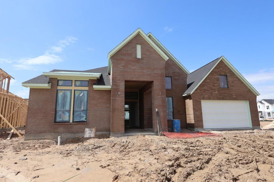 In-progress construction of a new home in Bridgeland, Cypress, TX (Image 11).
