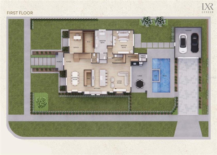 2D floor plan layout of this home in , Orlando, FL (Image 5).
