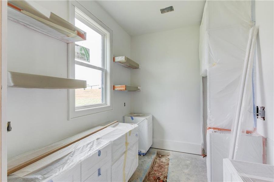 In-progress construction of a new home in , Buford, GA (Image 7).