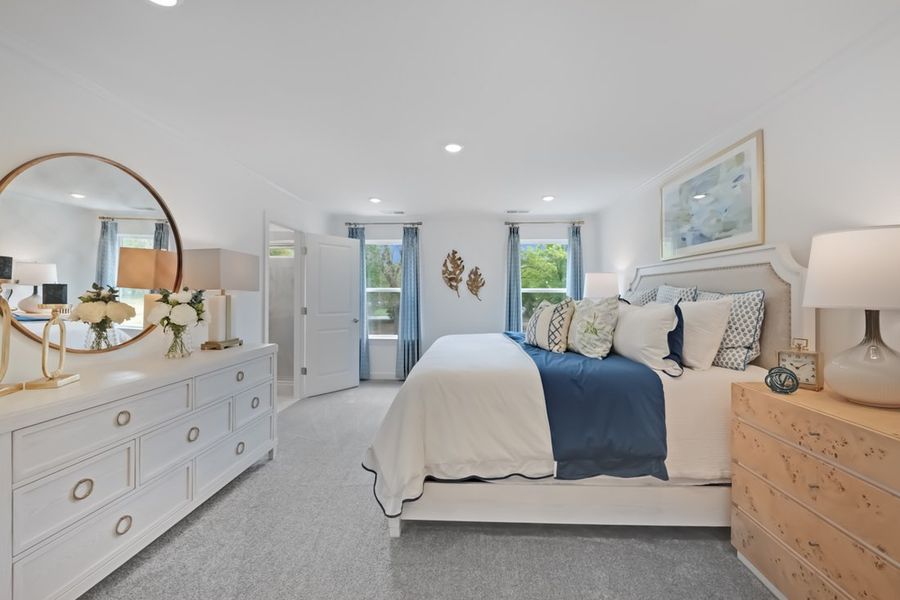 Furnished interior view inside a new home in Silverstone, Knightdale (Image 13).