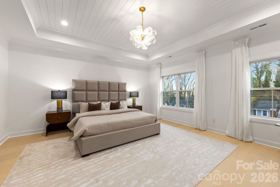 Furnished interior view inside a new home in , Charlotte (Image 32).