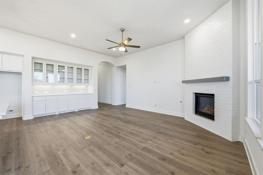 Spacious, unfurnished interior of a new home in Wildflower Ranch: 50ft. lots, Dish (Image 16). Spacious, unfurnished interior of a new home in Wildflower Ranch: 50ft. lots, Dish (Image 16).