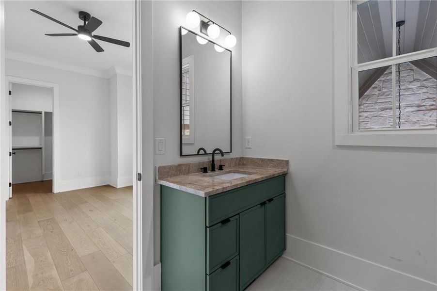 Furnished interior view inside a new home in , Buford (Image 13).