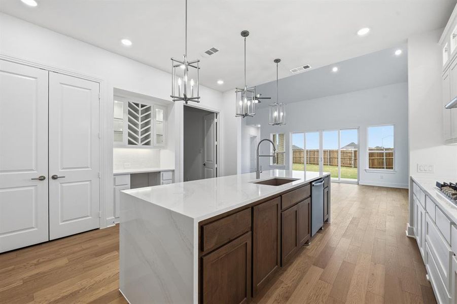 Furnished interior view inside a new home in Wildflower Ranch: 50ft. lots, Dish (Image 13).