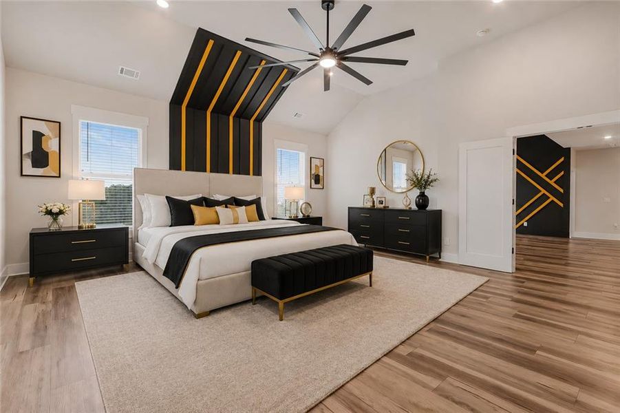 Furnished interior view inside a new home in , Norcross (Image 37). Furnished interior view inside a new home in , Norcross (Image 37).