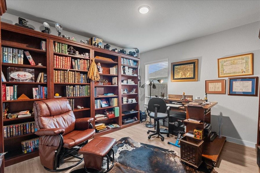 Furnished interior view inside a new home in Mustang Crossing, Alvin (Image 35).