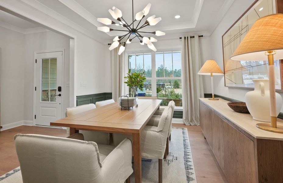 Furnished interior view inside a new home in Elmbrook, Indian Trail (Image 40).