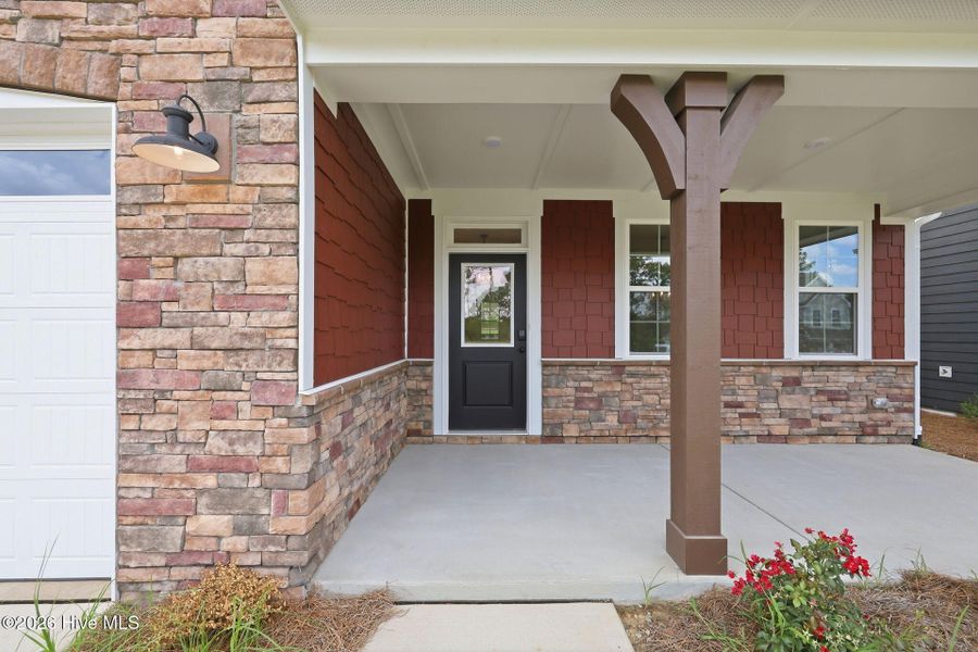 Exterior details and patio area of a home in Legacy Lakes, Aberdeen (Image 3).