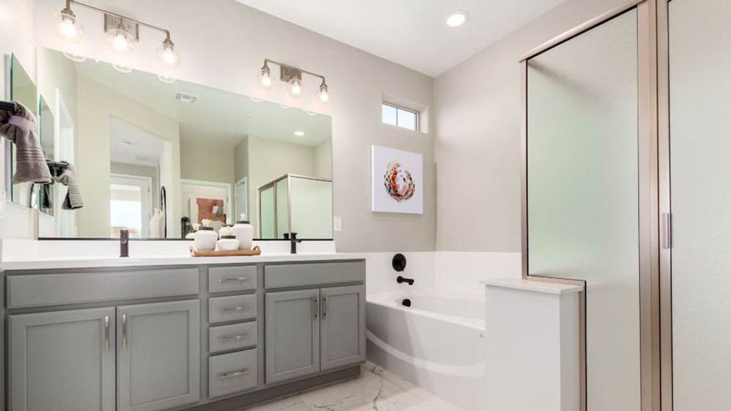 Representative furnished interior of a home built from the Champlain by Taylor Morrison in Mystic Discovery Collection, Peoria (Image 74). Representative furnished interior of a home built from the Champlain by Taylor Morrison in Mystic Discovery Collection, Peoria (Image 74).