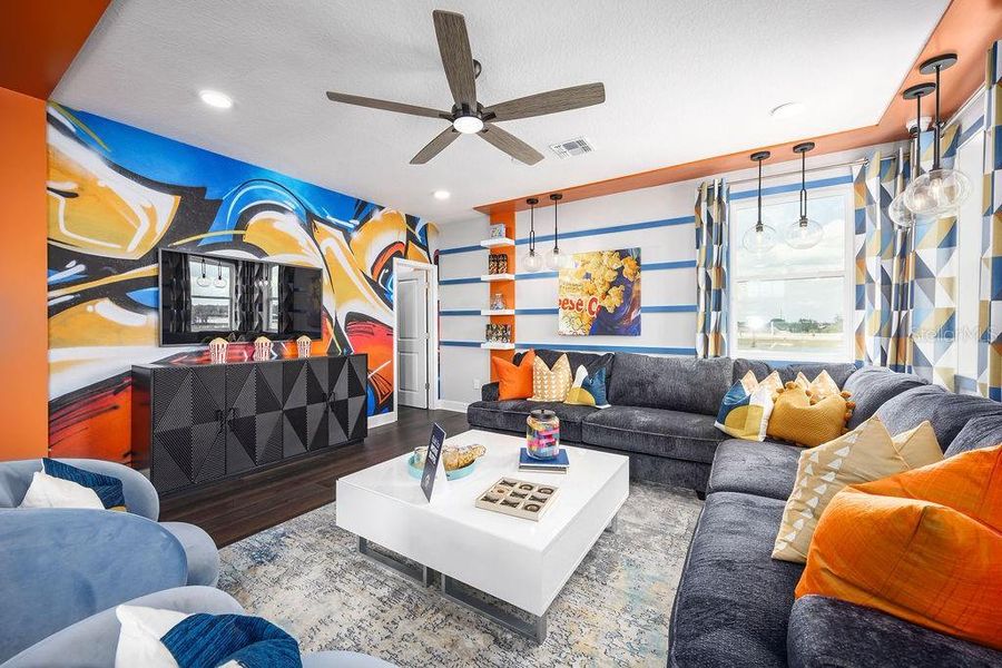 Furnished interior view inside a new home in Center Lake on the Park, St. Cloud (Image 21). Furnished interior view inside a new home in Center Lake on the Park, St. Cloud (Image 21).