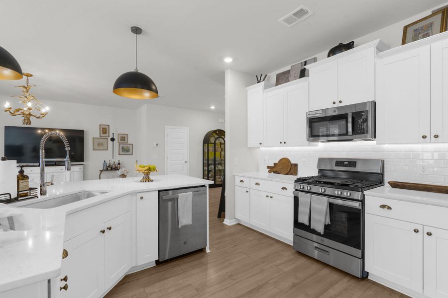 Furnished interior view inside a new home in Sweetgrass at Summers Corner, Summerville (Image 6).