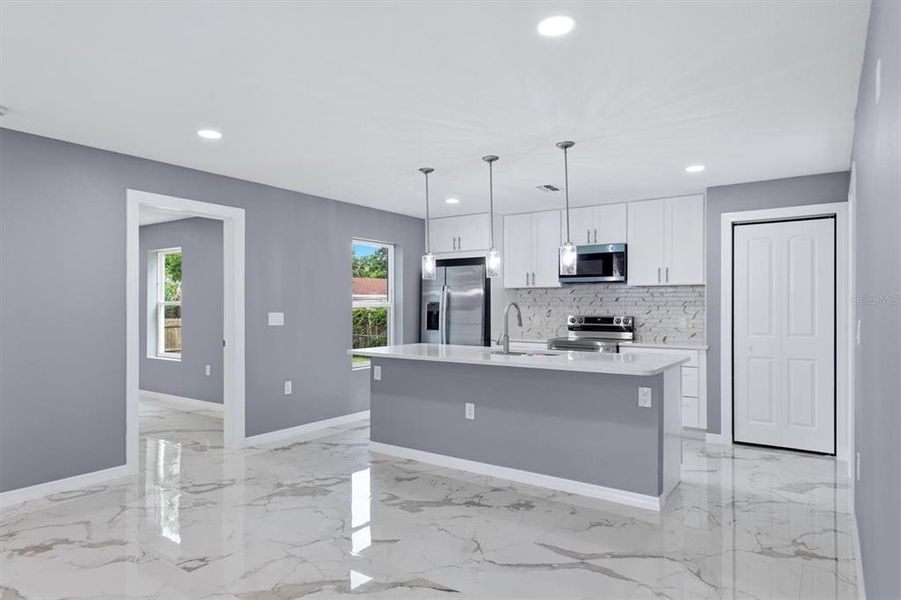 Furnished interior view inside a new home in , Bradenton (Image 7). Furnished interior view inside a new home in , Bradenton (Image 7).