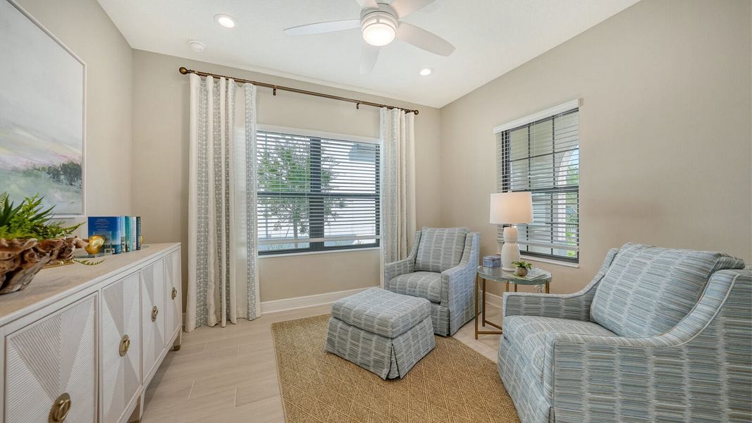 Furnished interior view inside a new home in Vistera of Venice, Nokomis (Image 5).