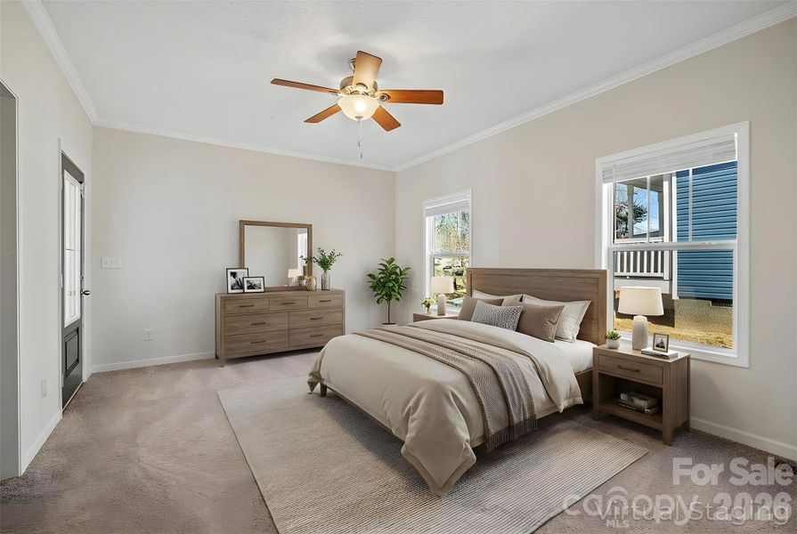 Furnished interior view inside a new home in , Asheville (Image 7).