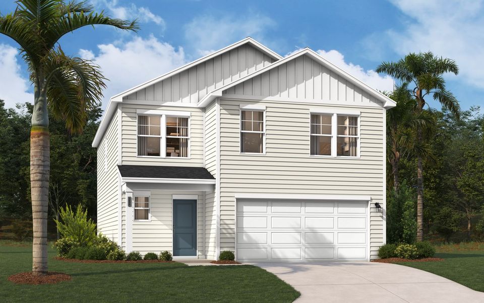 Representative exterior photo of a completed home built from the Frazier by Stanley Martin Homes in Essence at Bent Creek Village, Thomson, GA (Image 54). Representative exterior photo of a completed home built from the Frazier by Stanley Martin Homes in Essence at Bent Creek Village, Thomson, GA (Image 54).