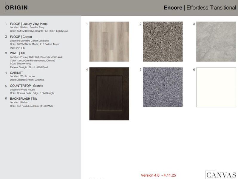 Design Selections. Home is under construction and selections are subject to change. Design Selections. Home is under construction and selections are subject to change.