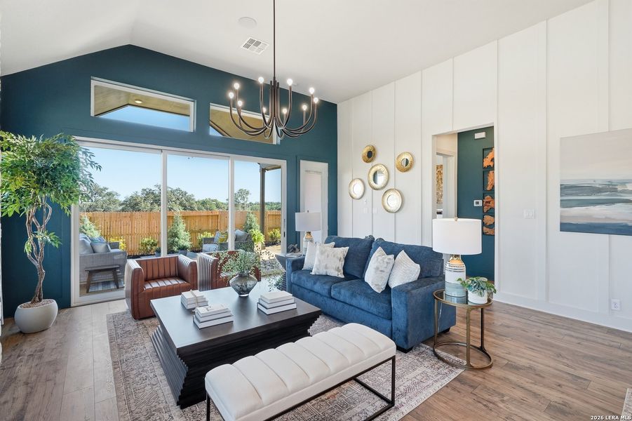 Furnished interior view inside a new home in Stillwater Ranch, San Antonio (Image 22).