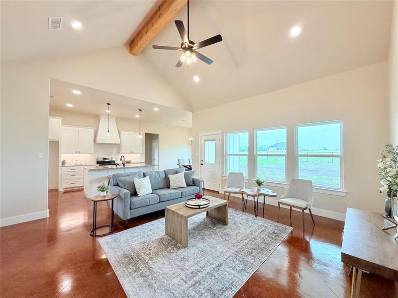 Furnished interior view inside a new home in , Weatherford (Image 17). Furnished interior view inside a new home in , Weatherford (Image 17).