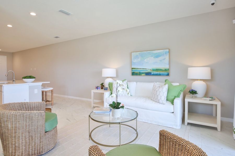 Furnished interior view inside a new home in Palm Grove, Lakewood Ranch (Image 8).