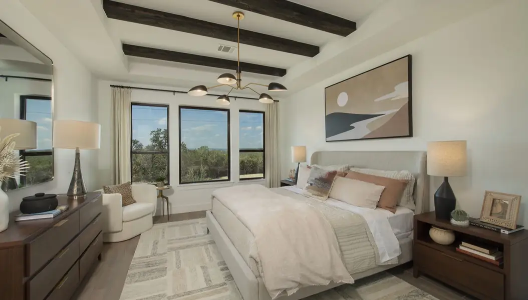 Representative furnished interior of a home built from the 2458E by Perry Homes in Veramendi, New Braunfels (Image 3).