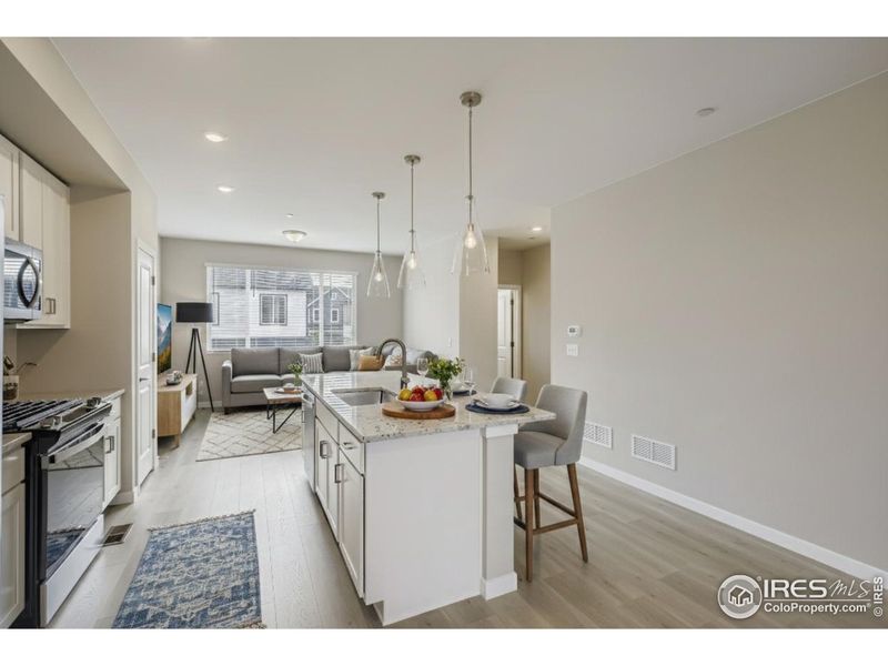 Chef's kitchen - perfect for entertaining!