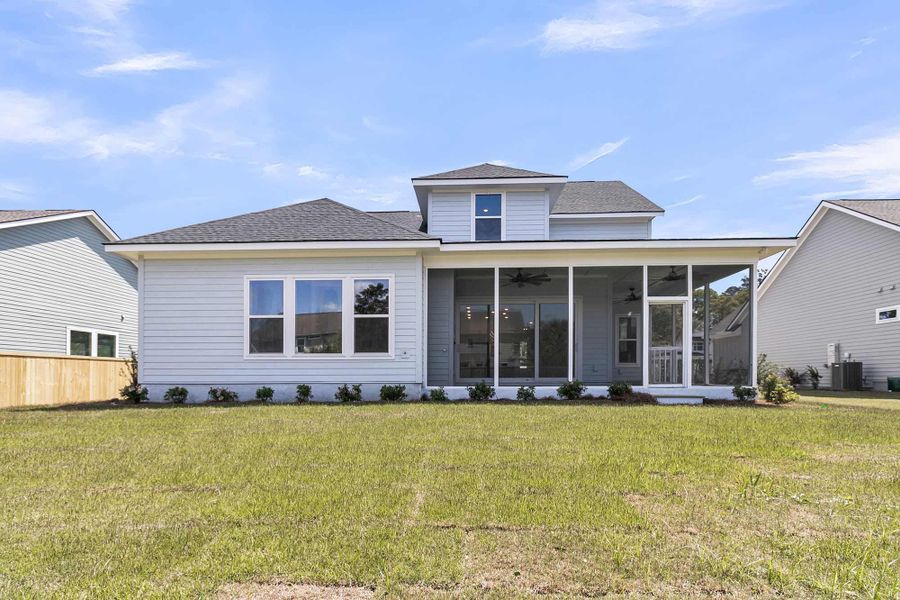 Representative exterior details of a home built from the The Haddrell by David Weekley Homes in Hidden Ponds Reserve, Awendaw (Image 4). Representative exterior details of a home built from the The Haddrell by David Weekley Homes in Hidden Ponds Reserve, Awendaw (Image 4).