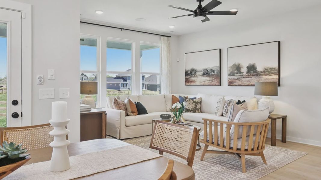 Furnished interior view inside a new home in Cottages of Bearwood, Mount Pleasant (Image 14).