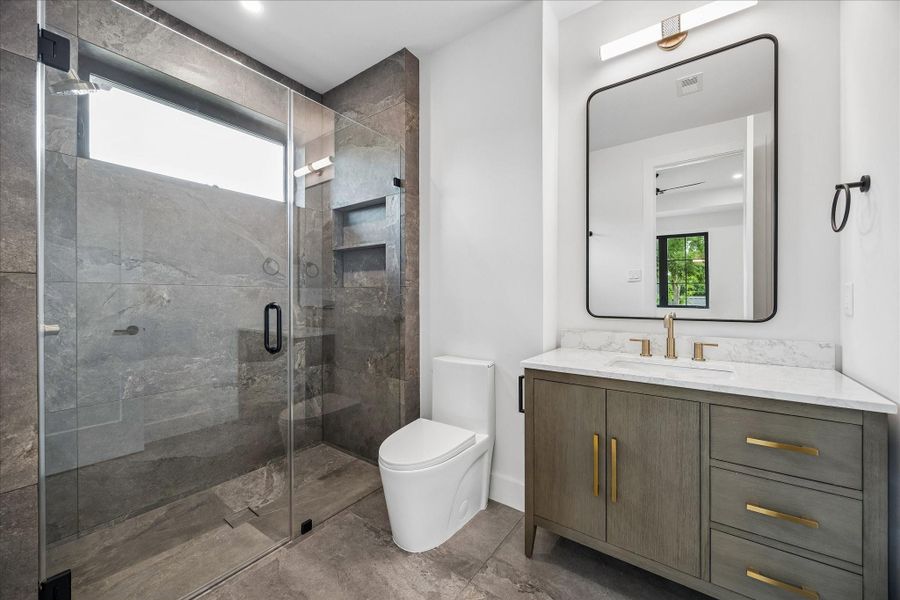 Furnished interior view inside a new home in , Houston (Image 25).