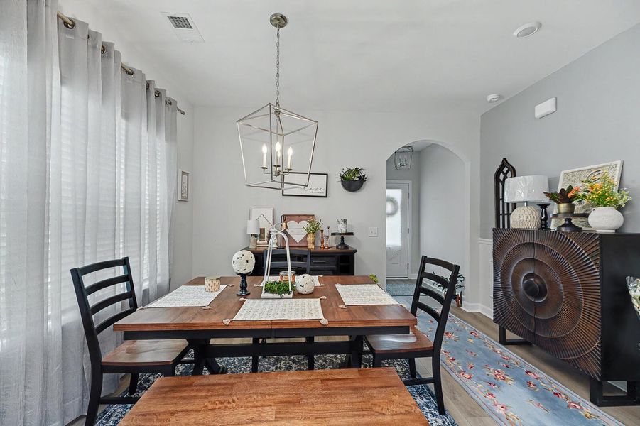 Furnished interior view inside a new home in Six Oaks, Summerville (Image 4).