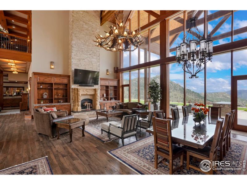 Furnished interior view inside a new home in , Estes Park (Image 30).