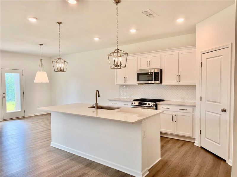 Furnished interior view inside a new home in Creekside, Dawsonville (Image 15).