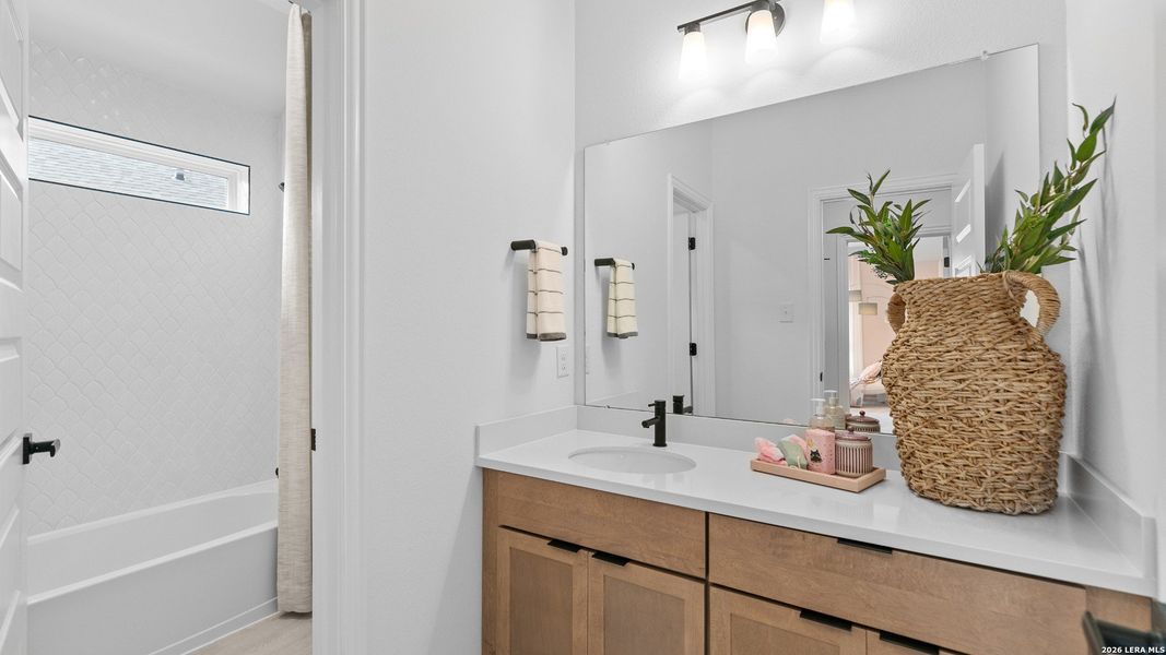 Furnished interior view inside a new home in Stream Waters, Seguin (Image 17). Furnished interior view inside a new home in Stream Waters, Seguin (Image 17).
