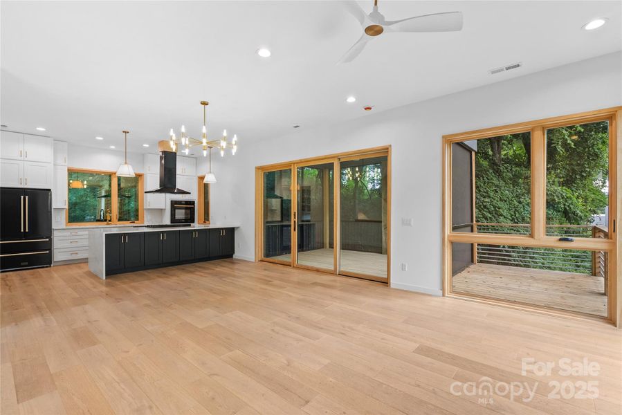 Furnished interior view inside a new home in , Asheville (Image 8).