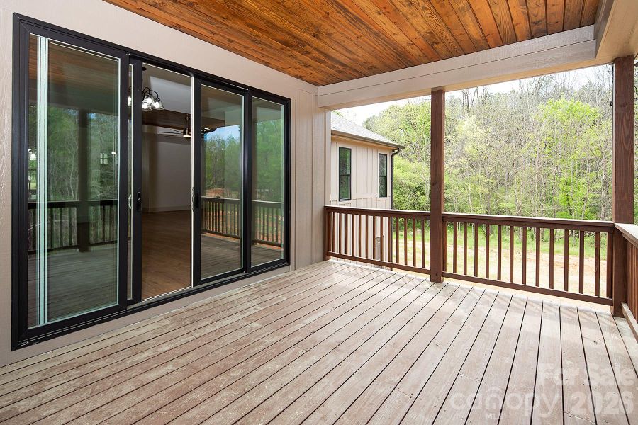 Exterior details and patio area of a home in , Norwood (Image 4).