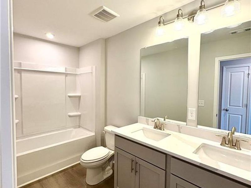 Furnished interior view inside a new home in Stegall Village, Cartersville (Image 7).