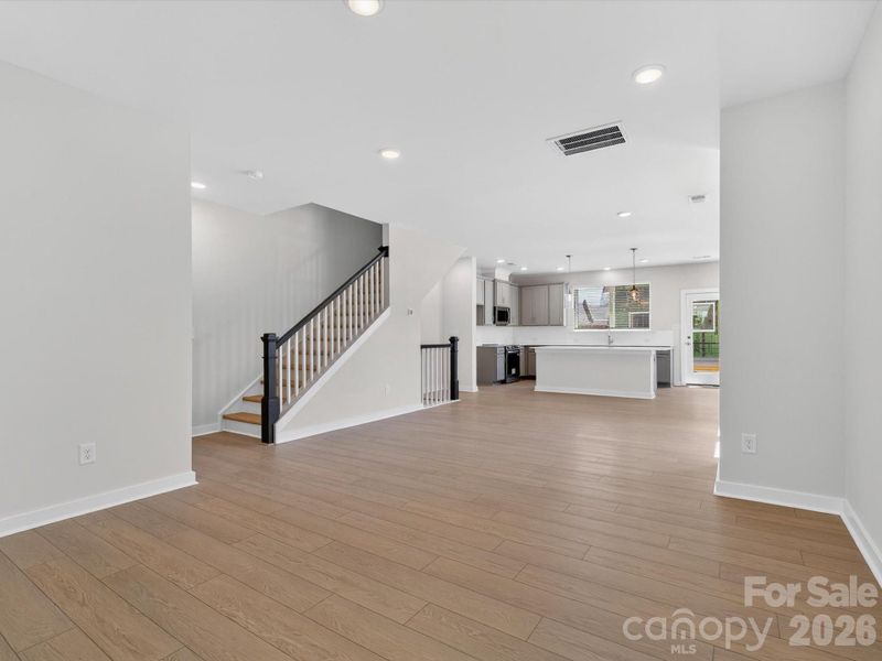 Spacious, unfurnished interior of a new home in Central Living at Craig, Charlotte (Image 16).