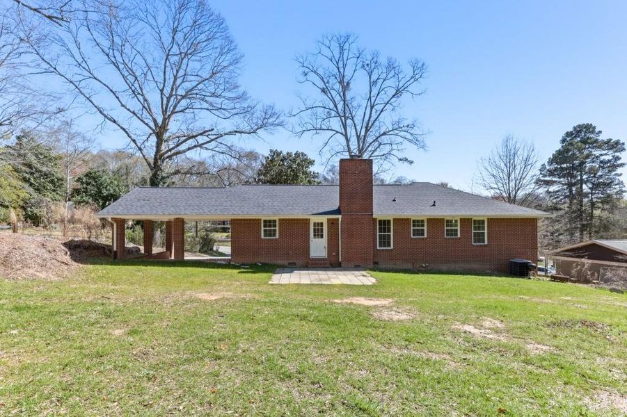 Exterior details and patio area of a home in , Gainesville (Image 14). Exterior details and patio area of a home in , Gainesville (Image 14).