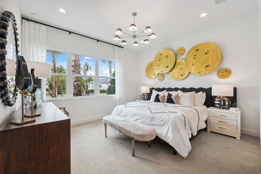 Furnished interior view inside a new home in Valencia Ridge, Wesley Chapel (Image 17).