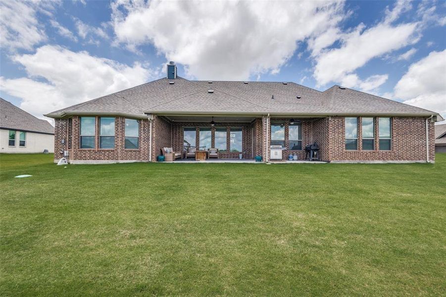 Front exterior of a new home in , New Fairview, TX, highlighting curb appeal (Image 19).