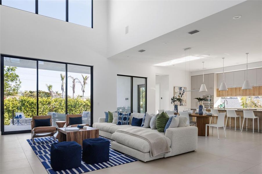 Furnished interior view inside a new home in , Sarasota (Image 23).