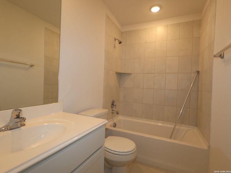 Furnished interior view inside a new home in Chaparral Ranch, Floresville (Image 5).
